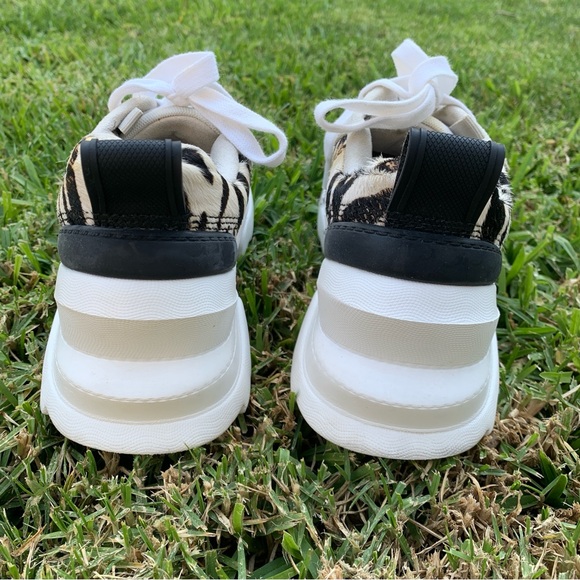 Zara Chunky Sneakers with Animal Print - Picture 11 of 16